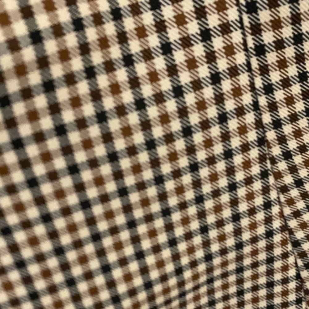 Cider Black, Brown, and White Checkered Mini Dress - Picture 6 of 6